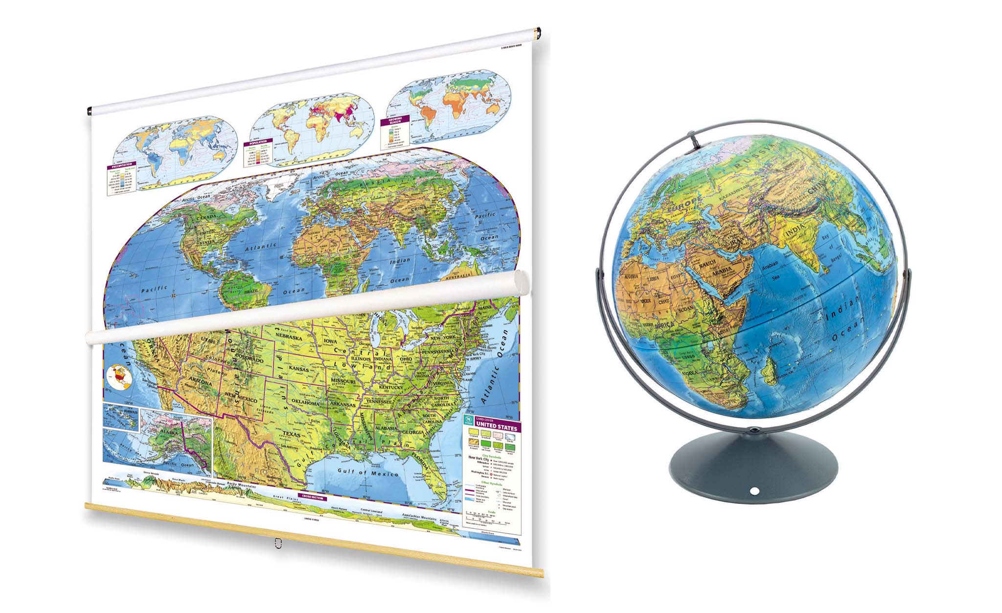 IMAGE 2-Land Cover Maps and Globe Kit