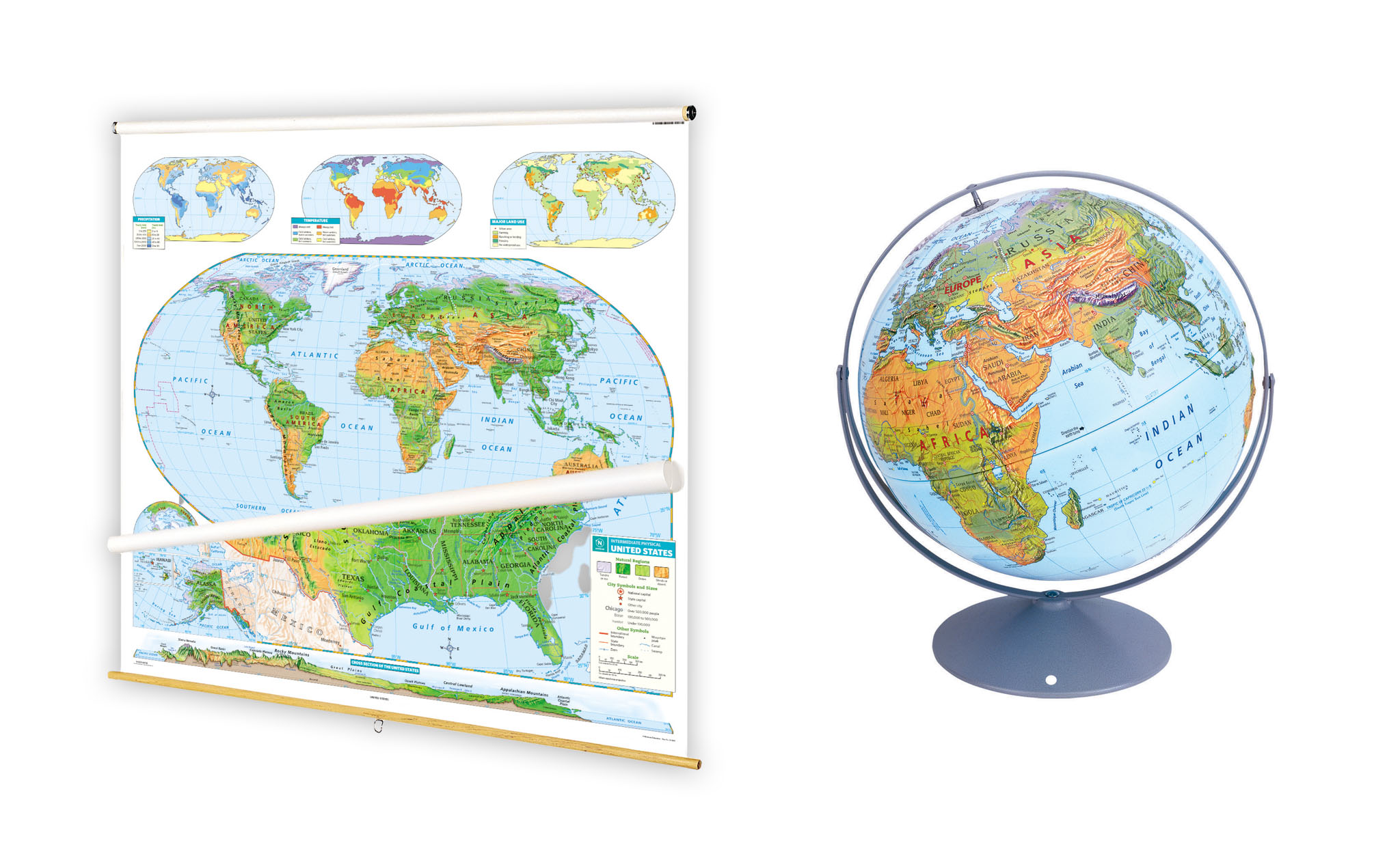 Intermediate Physical Map and Globe Kit