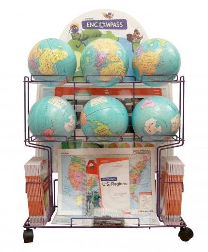 MKTP-NW_ENCP-G4-full cart-dg Encompass Grade 4: U.S. Regions: Program Components on a Classroom Cart